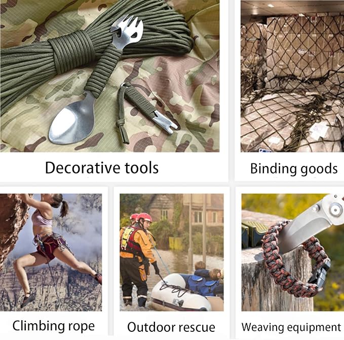 Dyneema Reflective Rope -2mm 400kg Fracture Strain - Image 6
