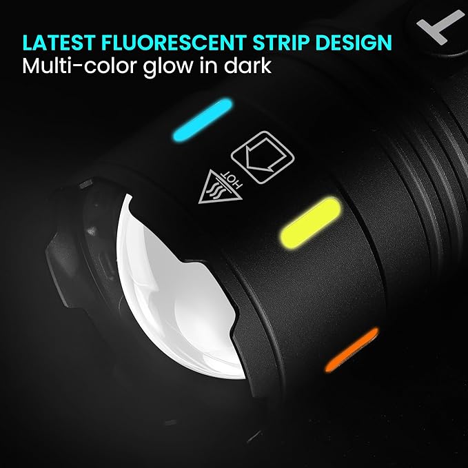 Rechargeable Flashlights 990, 000 High Lumens, Super Bright Flash Light Long - Image 6