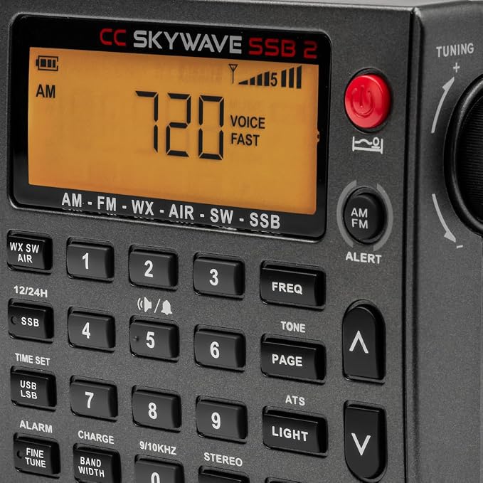 C. Crane CC Skywave SSB 2 Small AM, and NOAA Weather Portable Travel Radio - Image 6
