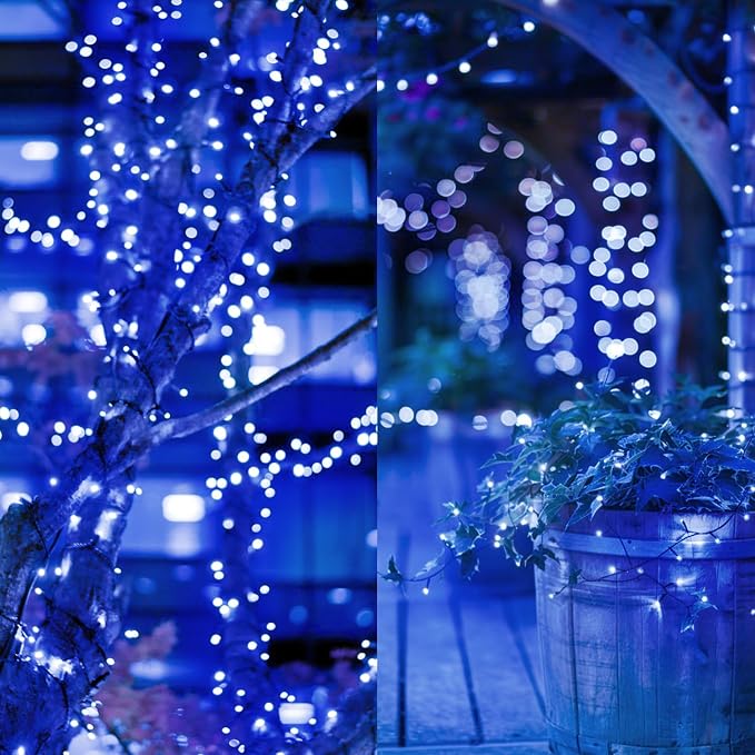Upgrade Solar String Lights for Outside 2 Pack Total 180FT 500LED String Lights - Image 6