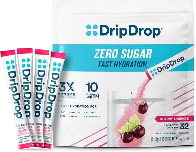 DripDrop Sugar Free Hydration Packets by DripDrop