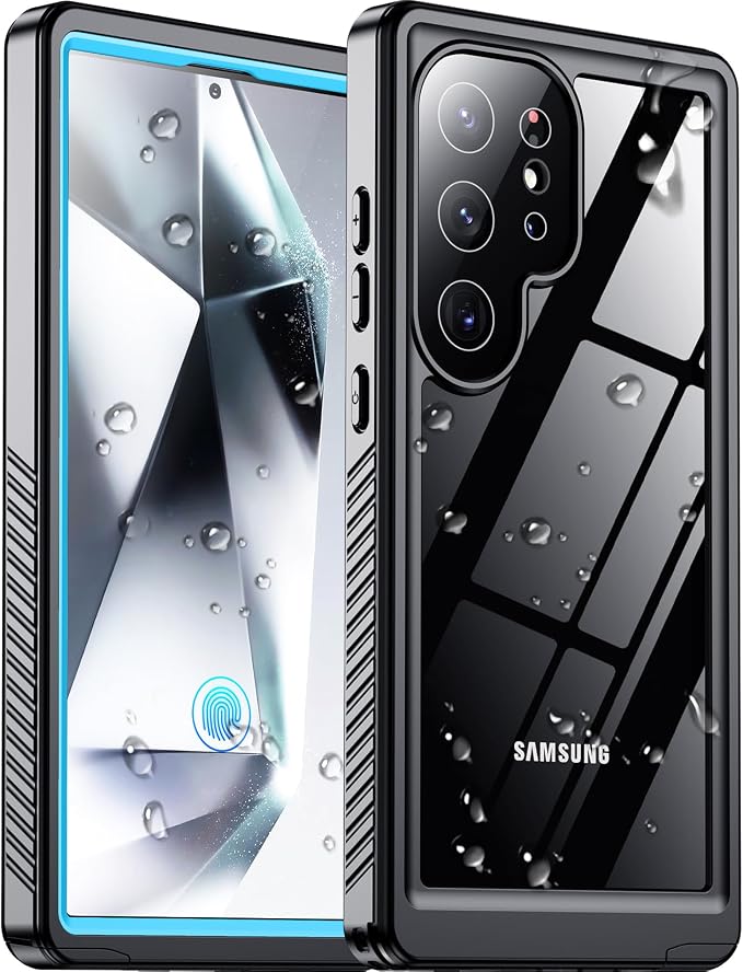 2025 New for Samsung Galaxy S24 Ultra Case Waterproof, Full Body Phone Case for by Red2Fire