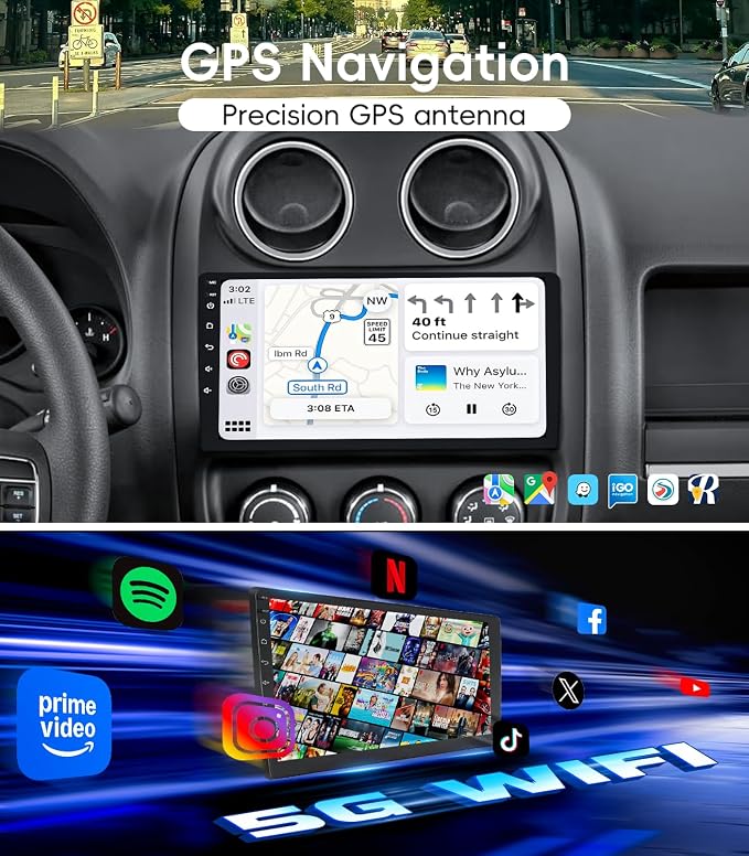 4G+64GB Android 13 Car Radio Stereo - Image 4