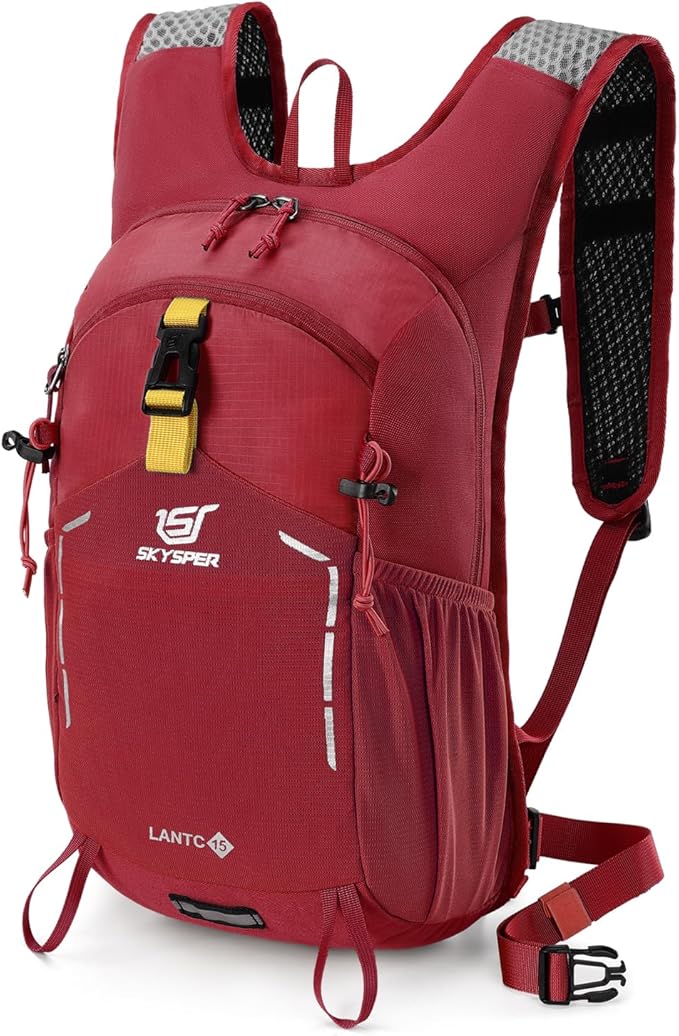 SKYSPER Small Hiking Backpack - 15L Travel Daypack Lightweight Bag Water by SKYSPER