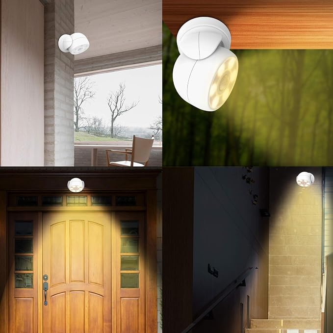 HONWELL Battery Operated Motion Sensor Light Outdoor Wireless Waterproof - Image 6