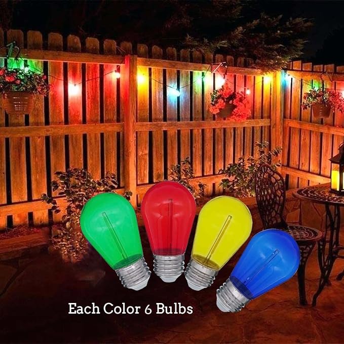 Jslinter Colored String LED Light Bulbs - Image 4
