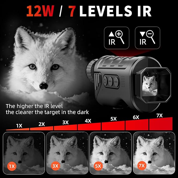 Night Vision Monocular, 2026 Upgraded Portable Handheld Scope - Image 3