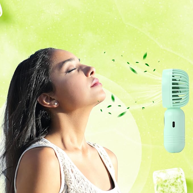 Rossesay 1 Pcs Mini Portable Fan Bulk Cute Handheld Lightweight Small Little - Image 6