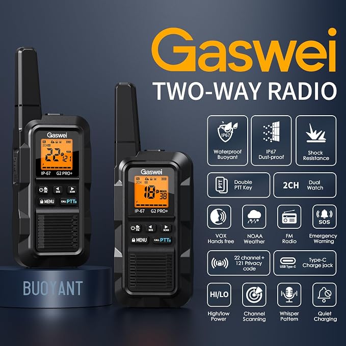 Gaswei G2pro+ Heavy Duty Walkie Talkies - Image 5