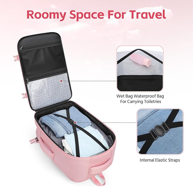 RealCool Travel Backpack for Women Men - Image 4