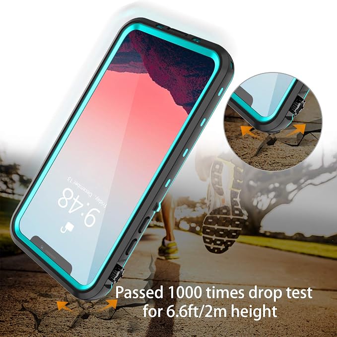 Compatible with iPhone 11 Pro Max Case, Waterproof Full Body Rugged Clear Slim - Image 3