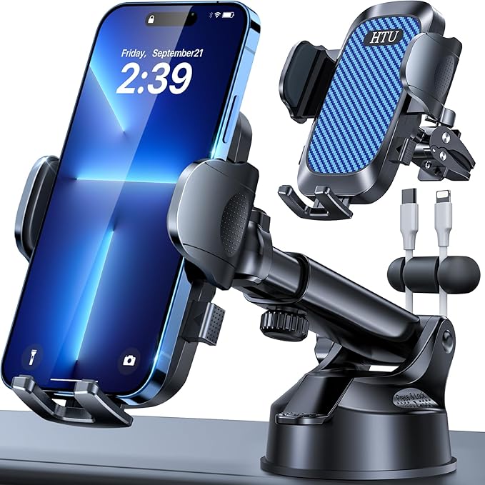 HTU 2026 Ultimate Best【True Military-Grade & Safety Cert】Car Phone by HTU15yearsincarmounts