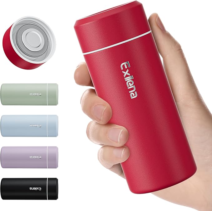 【Upgraded】Exllena Small Insulated Water Bottle 8 oz/250ml– Mini Insulated Water by Exllena