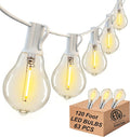 DAMAING Outdoor String Lights 120FT Waterproof Patio Lights by Lifeisgood