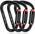 Auto Locking Carabiner Heavy Duty Carabiner 25kN UIAA Certified Climbing by QIWYMHW