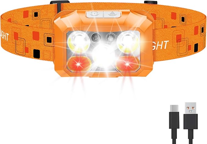 Headlamp Rechargeable LED, 800 Lumens by Unknown