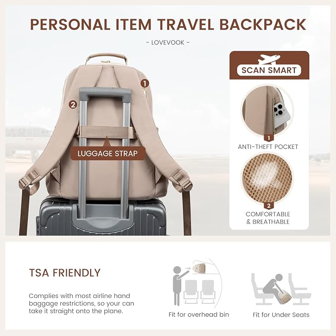 LOVEVOOK Laptop Backpack for Women - Image 6