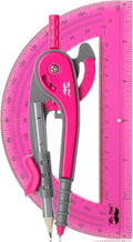 Mr. Pen- Geometry Compass and Protractor Set, 6 Inch Compass, 6 Inch Protractor by MrPen