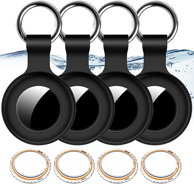 1|2|4Pack for Apple AirTag Holder, for Air Tag 2nd &1st Genaretion, Waterproof by HitfineLLC