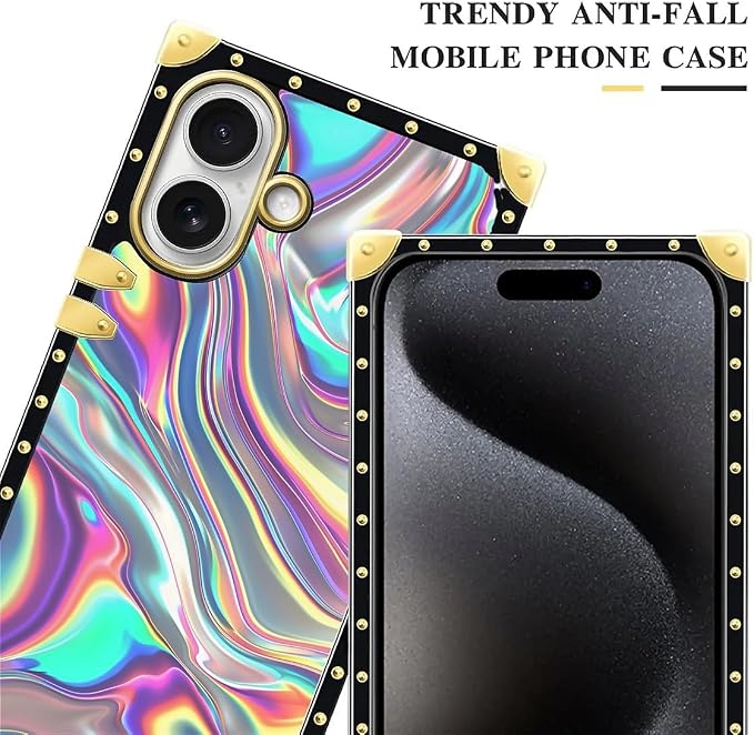 for iPhone 17 Case Luxury Golden Decoration - Image 4