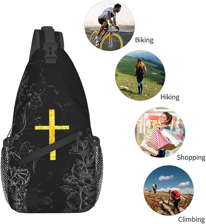 Jesus Christian Cross Sling Bag - Image 6