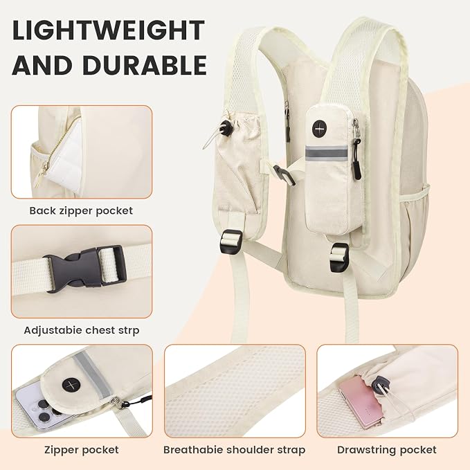 Small Hiking Backpack 15L- Lightweight Packable Foldable Backpack - Image 3