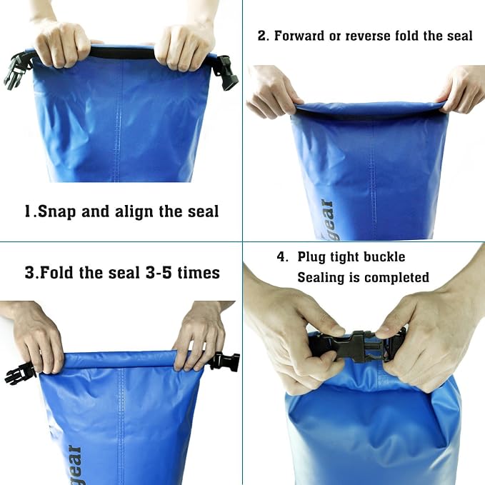 Unigear Dry Bag Waterproof, 2L/5L/10L/20L/30L/40L Floating and Lightweight Bags - Image 3