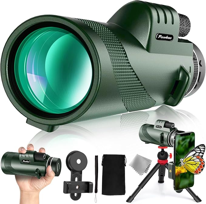 40X60 HD Monocular for Adults, Grade Compact Monocular Telescope by Pankoo-UltimateView