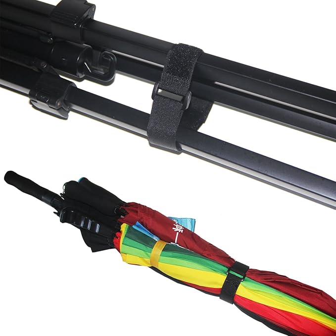 YiwerDer Reusable Fastening Cable Straps and Cable Ties Set 24 Pack, Adjustable - Image 5