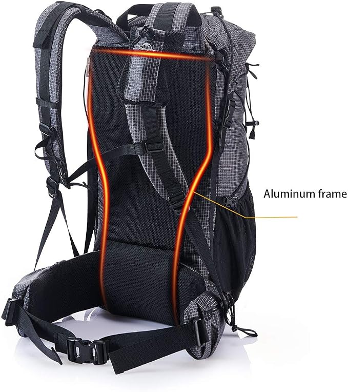 Naturehike 65L Internal Frame Hiking Backpack - Image 2