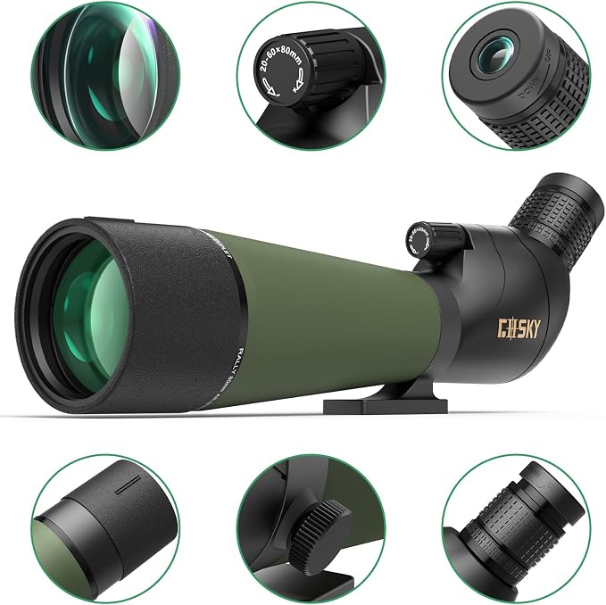 Gosky Flagship DiamondEdge 20-60x80 Spotting Scope - Image 4