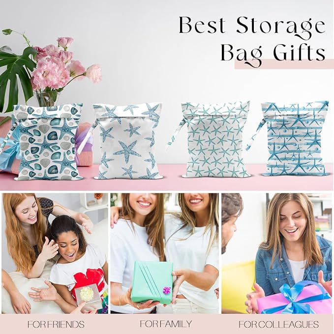 4 Pcs Wet Bag, Wet Dry Bag, Waterproof Bag, Beach Bag, Wet Bag - Image 6