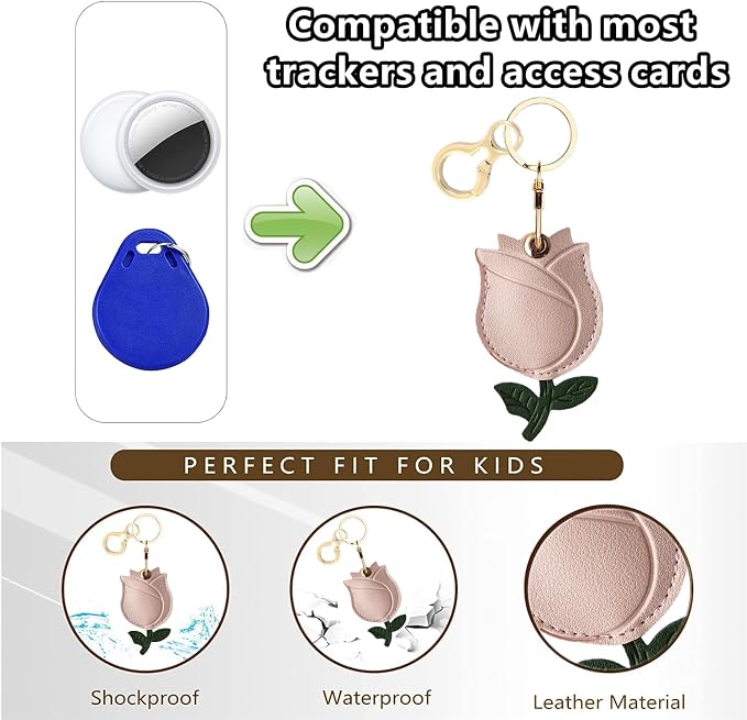 Leather Keychain Holder Case Compatible - Image 3
