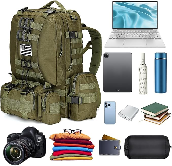 Large Military Tactical Backpack - Image 8
