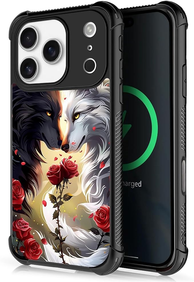 for iPhone 17 Pro Case, for MagSafe Graphic Design for Girl Boy Soft Silicone by FKBRCL4U