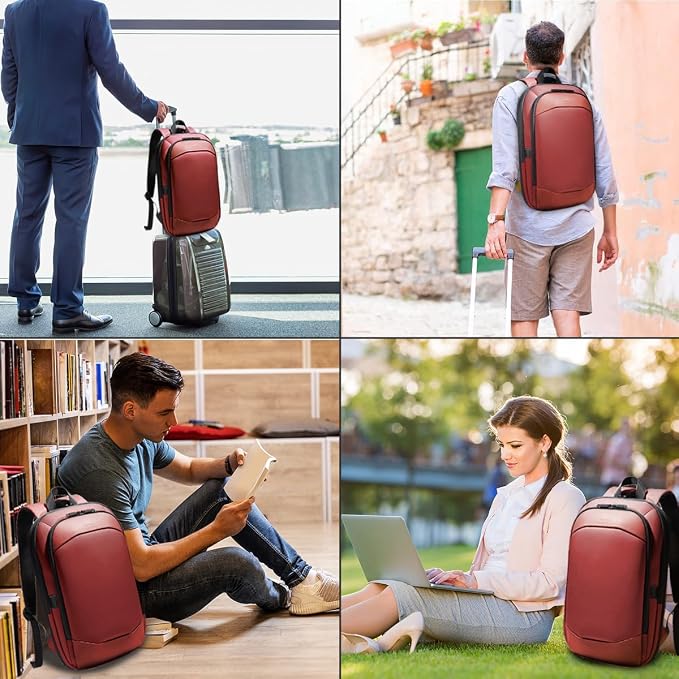 hk Business Backpack for Men 17 Inch, Slim & Expandable Waterproof Travel - Image 7