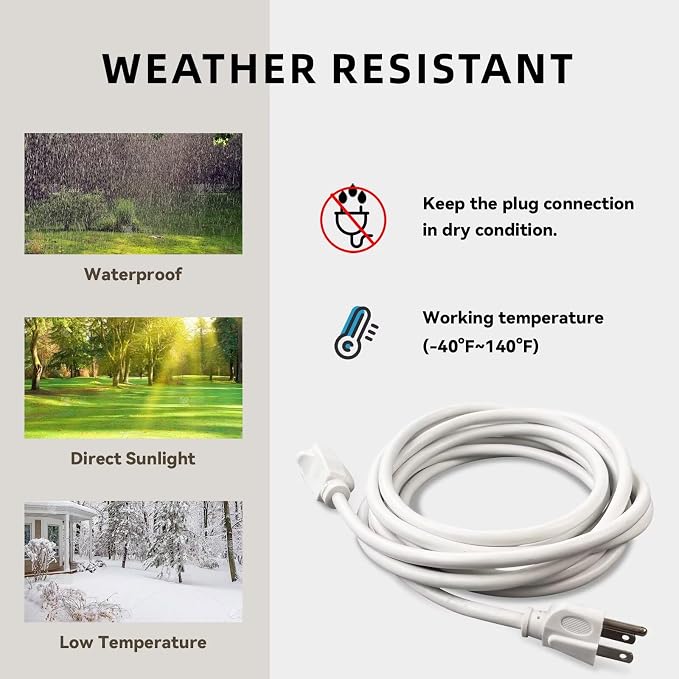 25ft Outdoor Extension Cord - Image 5