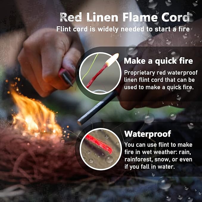 WILDAIR Paracord Survival Paracord Parachute Fire Cord Survival Ropes 4-in-1 - Image 3