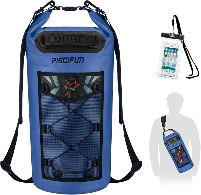 Piscifun Dry Bag, Waterproof Floating Backpack 10L/20L/30L/40L by Piscifun
