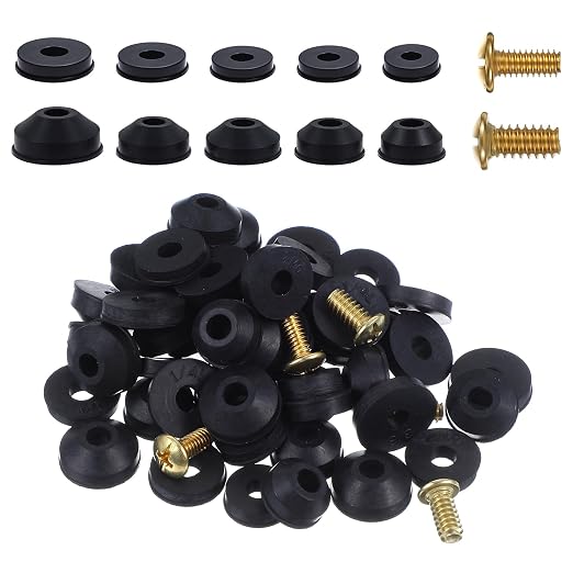 Xindojuz 58 PCS Hose Bib Repair Kit, Outdoor Faucet Washers Assorted Kit by Xinjoduz