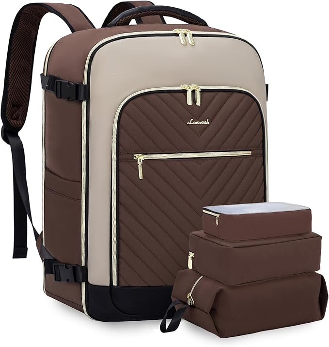 LOVEVOOK Large Travel Backpack for Women, TSA Carry on Backpack for Airplanes by LOVEVOOK