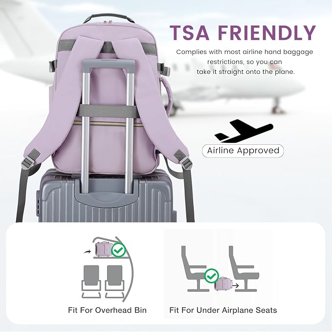 LOVEVOOK 40L Large Travel Backpack - Image 4