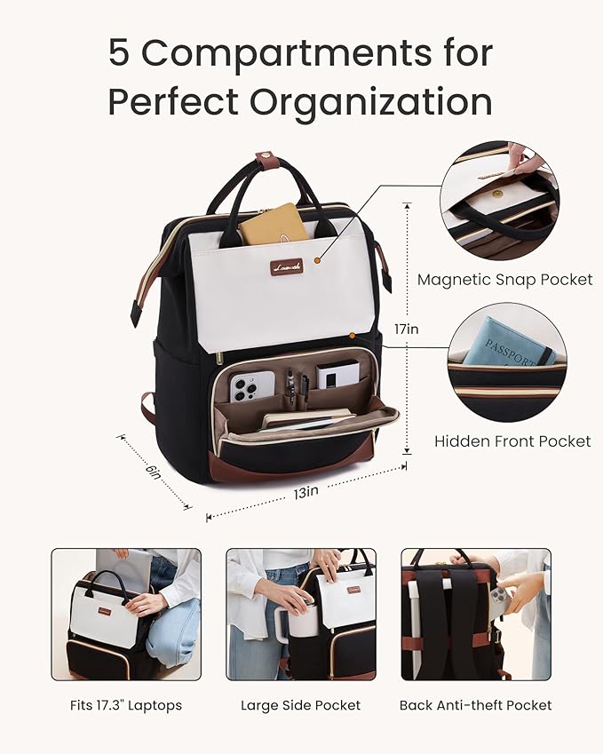LOVEVOOK Laptop Backpack for Women - Image 5