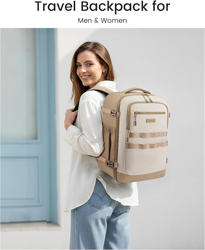 LOVEVOOK 40L Travel Backpack for Women & Men, TSA Approved Carry On Backpack - Image 2