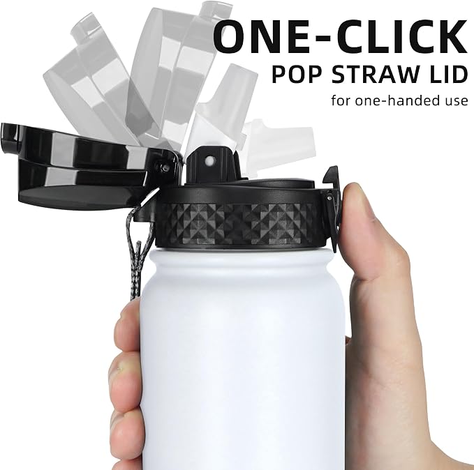 Fanhaw 20 oz Insulated Stainless Steel Water Bottle - Image 2