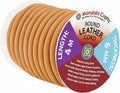 Mandala Crafts Round Genuine Camel Leather Cord by MandalaCrafts