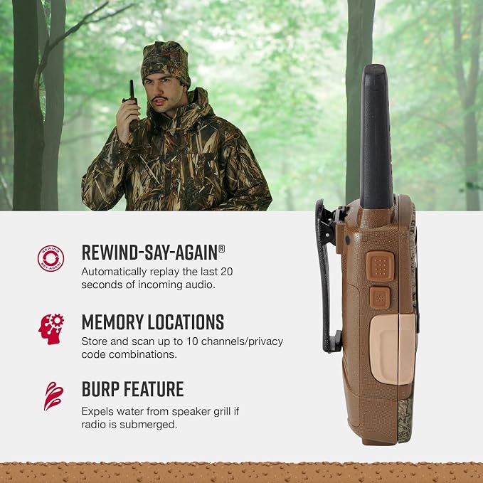 Cobra ACXT1035R FLT TTC Floating and Waterproof Walkie Talkies - Image 4