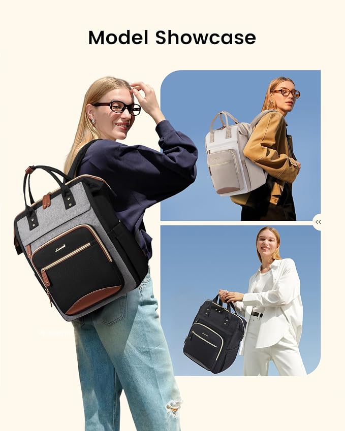 LOVEVOOK Laptop Backpack for Women Work Bag - Image 2