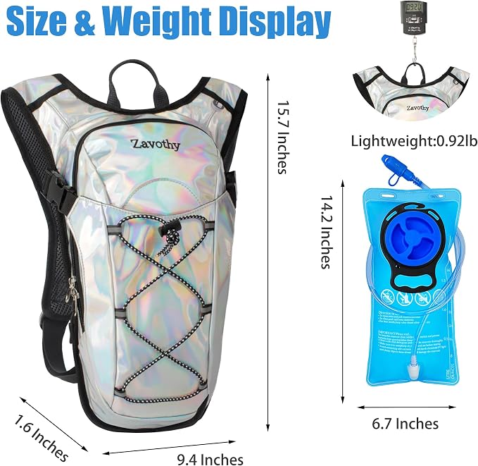Reflective Hydration Backpack, Hydration Pack - Image 2