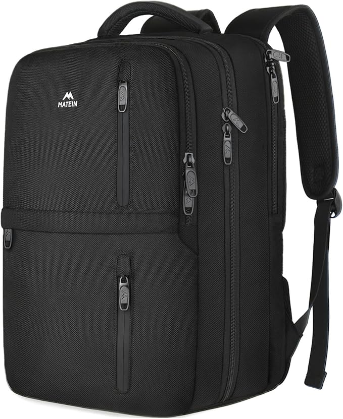 MATEIN Carry on Backpack, 40L Flight Approved Large Travel Laptop Backpack by MATEIN